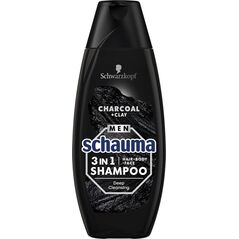 Schwarzkopf Schwarzkopf Schauma Men Szampon oczyszczający 3w1 Charcoal 400ml 7325040 9000101284690