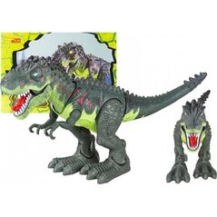 Lean Sport Dinozaur Na Baterie Tyranozaur Rex Chodzący Zielony  (16001-uniw) 7345210 5905884458945
