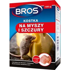 Bros Kostka na myszy i szczury BROS 100g - 100 g 7422317 5904517264632