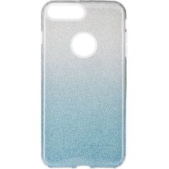 Partner Tele.com Futerał Forcell SHINING do IPHONE 7 Plus / 8 Plus transparent/niebieski 7497840 5901737888716