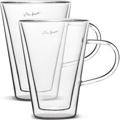 Lamart towar w Sosnowcu - Garnki Lamart SZKLANKA LT 9028 300 ML DO HERBATY, LATTE 2 SZTUKI (Z UCHWYTEM) () - Morelenet_7589228 7589228 8590669295319
