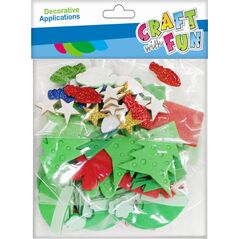 Craft with Fun CF OZDOBA BN EVA CHOINKA SPRZYL MIX 74SZT12/288 7615532 5908275136538