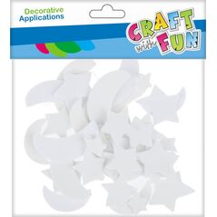 Craft with Fun CF OZDOBA DEK EVA GWIAZD FLUO SPRZYL 40ST 12/144 7615576 5908275110491