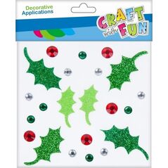 Craft with Fun CF OZDOBA DEK EVA LISTKI SPRZYL 23SZT PBH 12/288 7615626 5908275110569