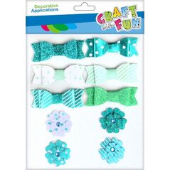 Craft with Fun CF OZDOBA DEK MATER KOKARD/KWI SPRZYL 10SZT NIEB 7615717 5908275112457