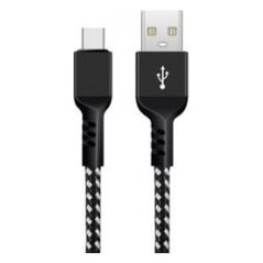 Kabel USB Maclean USB-A - USB-C 1 m Czarny (MCE471) 7625481 5902211119333