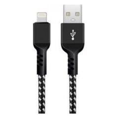 Kabel USB Maclean USB-A - Lightning 1 m Czarny (MCE472) 7625482 5902211119340