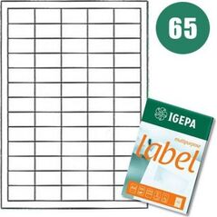 Mondi ETYKIETY A4 IGEPA 38.1 X 21.2 MM BIAŁE (100) 7699974 4026343021799