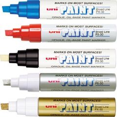 Marker Olejowy Uni Px-30, Srebrny 7702665 2000009001822