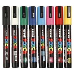 MARKER Z FARBĄ PLAKATOWĄ UNI PC-5M POSCA, ZŁOTY 7702671 4902778916261