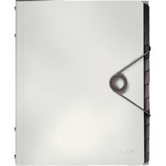 Leitz TECZKA Z GUMKĄ LEITZ SOLID 12 PRZEKŁADEK, CZARNY 7702994 4002432114986