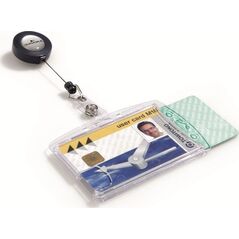 Durable HOLDER NA 2 KARTY DURABLE AKRYLOWY + MECHANIZM 7703901 2000009001495