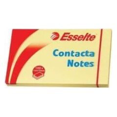 Esselte KARTECZKI ESSELTE 75 X 125 MM ŻÓŁTE (100) 7704487 5411313830010