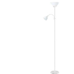 Lampa podłogowa Platinet PLATINET FLOOR LAMP E27+E14 WHITE [45177] 7735030 5907595451772