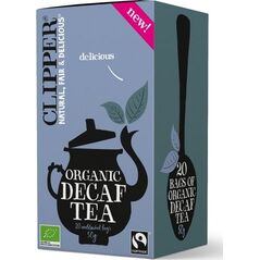 Clipper HERBATA CZARNA BEZKOFEINOWA FAIR TRADE BIO 50 g (20 x 2,5 g) - CLIPPER 7742684 5021991938757
