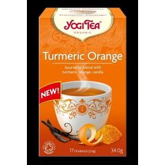 Yogi Tea HERBATKA KURKUMA POMARAŃCZA BIO (17 x 2 g) 34 g - YOGI TEA 7814125 4012824404526
