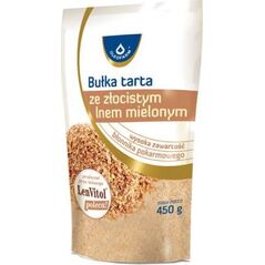 Oleofarm Bułka tarta ze złocistym lnem mielonym 450g Oleofarm 7825527 5904960010466