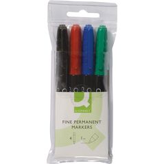 Q-Connect Marker do płyt CD/DVD 1mm (linia), 4 sztuki 7922377 5706002023041