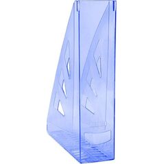 Office Products Pojemnik na dokumenty OFFICE PRODUCTS, ażurowy, A4, transparentny niebieski 7922638 5901503693957