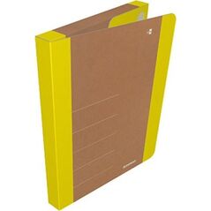 Donau Teczka na rzepy A4/3cm, żółta 7922758 5901503614761