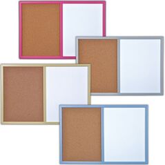 Bi-Office Tablica suchoś. -korkowa, BI-OFFICE Combo, 60x40cm, lakierowana, kolorowe ramy 7923554 5603750109228