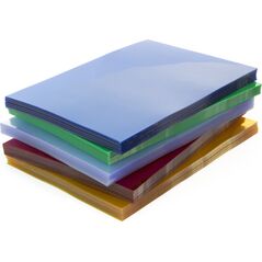 Herlitz OKŁADKI DO BINDOWNICY A4/200 M CZERWONE (25), CZERWONY 7925447 5903069231406