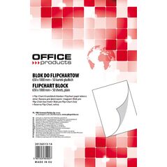 Biurfol BLOK DO FLIPCHARTU 65 X 100CM GŁADKI (50) 7938912 5901498038146