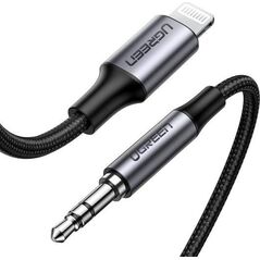 Kabel USB Ugreen Lightning - mini Jack 3.5 mm 1 m Szary (70509) 8011648 6957303875092