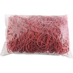 Office Products Gumki recepturki OFFICE PRODUCTS, średnica 70mm, 1,5x1,5mm, 60% kauczuku, 1000g, zgrzewka, czerwone 8012324 5901503696583