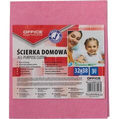 Office Products Ścierka domowa OFFICE PRODUCTS, wiskoza 70%, gr. 80g/mkg, 32x38cm, 3szt., mix kolorów 8012436 5901503664285