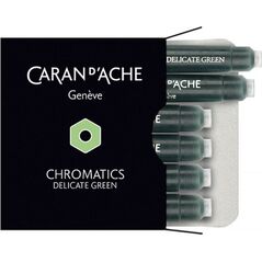 Caran d`Arche Naboje atramentowe Chromatics zielone 6 sztuk 8012894 7630002329927