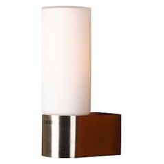 Kinkiet Candellux LAMPA MIRROR KINKIET 1x40W E14 NIKIEL MAT (21-84500) Candellux 8105924 5906714784500