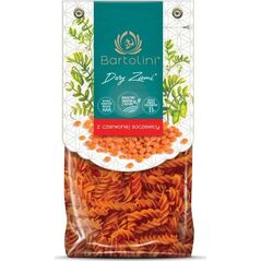 Bartolini Makaron z czerwonej soczewicy - świderki 250 g - Bartolini 8136219 5901902001971