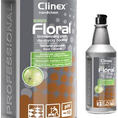 Clinex Płyn do mycia podłóg bez smug połysk zapach CLINEX Floral - Breeze 1L Płyn do mycia podłóg bez smug połysk zapach CLINEX Floral - Breeze 1L 8147810 5907513270775