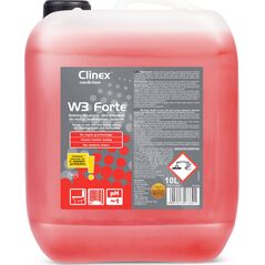 Clinex Środek do mycia muszli klozetowych pisuarów umywalek likwiduje zapachy urynowe CLINEX W3 Forte 10L Środek do mycia muszli klozetowych pisuarów umywalek likwiduje zapachy urynowe CLINEX W3 Forte 10L 8147860 5907513273301