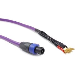 Kabel Melodika Widły - Speakon 2.5m fioletowy 8154523 5907609007681