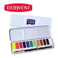 Derwent DERWENT ACADEMY AKWARELE 12 SZT uniw 8157326 5028252270045