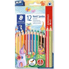 Staedtler Buntstift Noris jumbo 10+2 8160459 4007817036808