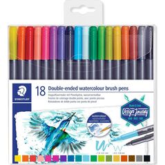 Staedtler STAEDTLER Fasermaler Doppelspitze wasserverm.18ST 8160588 4007817042830