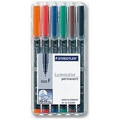 Staedtler STAEDTLER Folienstift Lumocolor F perm 6St 8160838 4007817323670