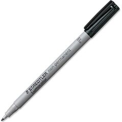 Staedtler STAEDTLER Folienstift Lumocolor non-perm F schwarz 10 Stück 8160861 4007817332122