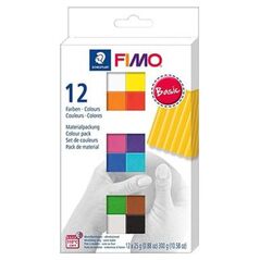 Fimo Masa plastyczna Basic 12 kolorów 8161785 4007817053423