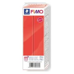 Fimo Masa plastyczna termoutwardzalna Soft indyjska czerwień 454g 8161789 4007817053539