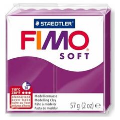 Fimo Masa plastyczna termoutwardzalna Soft purpurowa 57g 8161885 4006608809737