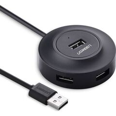 HUB USB Ugreen 4x USB-A 2.0 (UGR600BLK) 8169381 6957303822775