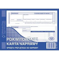 Herlitz POKWITOWANIE KARTA NAPRAW 8201494 5906858003420