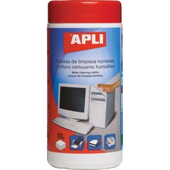 Apli Chusteczki nawilżane do czyszczenia powierzchni plastikowych 100 szt. (AP11301) 8240720 8410782113010