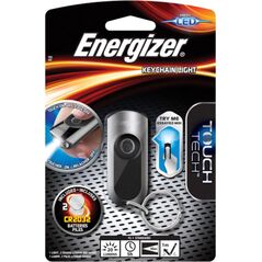 Latarka Energizer Latarka ENERGIZER Keychain Led + 2szt. baterii CR2032, srebrna 8246082 7638900424225