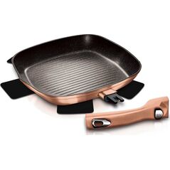 Patelnia Berlinger Haus grillowa Metallic Line Rose Gold Edition 28cm 8251317 5999056795709