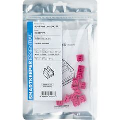 Smartkeeper SMARTKEEPER Basic RJ45 Port Lock 12 - 12x záslepka, růžová 8255525 8809534692833